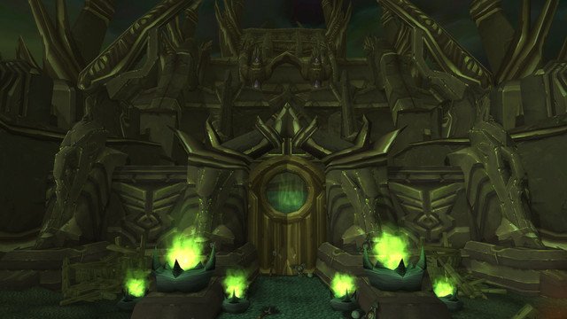 A scene from the raid